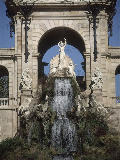 VALLMITJANA VENANCIO 1828-1919
DETALLE DEL NACIMIENTO DE VENUS EN LA CASCADA MONUMENTAL
BARCELONA, PARQUE DE LA CIUDADELA
BARCELONA