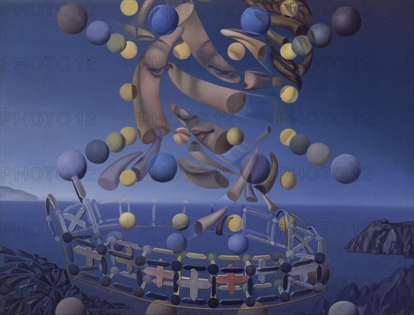 Dalí, The Maximum Speed of Raphael's Madonna (Detail)