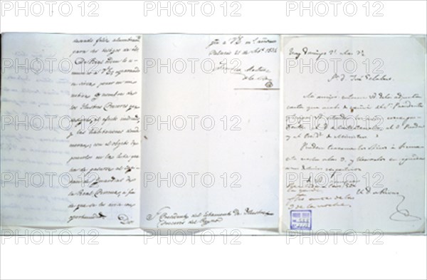 REAL ORDEN Y COMUNICACION- NACIMIENTO INFANTA AMALIA FELIPA HIJA FCº DE PAULA Y LUISA CARLOTA-1834
MADRID, SENADO-BIBLIOTECA
MADRID
This image is not downloadable. Contact us for the high res.