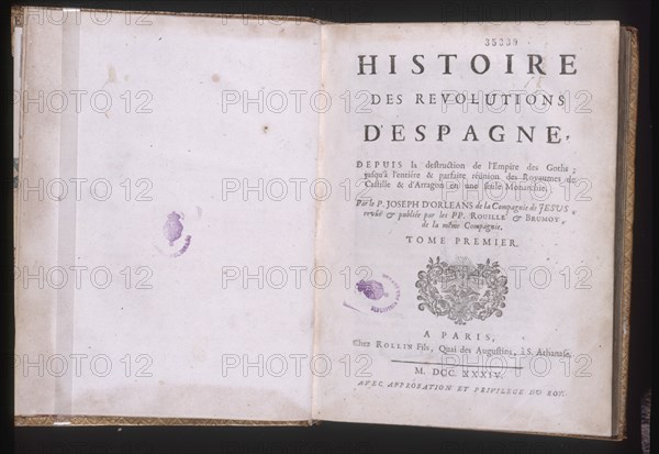 ORLEANS JOSEPH D'
HISTORIA DE LAS REVOLUCIONES DE ESPAÑA - 1734
MADRID, SENADO-BIBLIOTECA
MADRID

This image is not downloadable. Contact us for the high res.