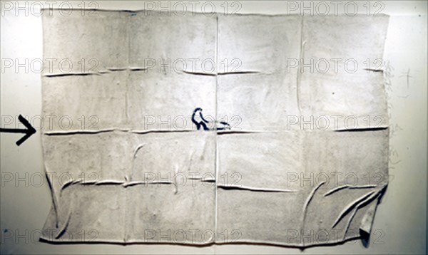 TAPIES ANTONI 1923-
DOS MANTAS - 2000 - PINTURA Y COLLAGE SOBRE TELA - 200 x 350
BARCELONA, FUNDACION ANTONI TAPIES
BARCELONA