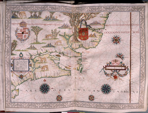 VAZ DOURADO FERNAO 1520/80
ATLAS PORTULANO - 1568
MADRID, COLECCION DUQUES DE ALBA
MADRID

This image is not downloadable. Contact us for the high res.