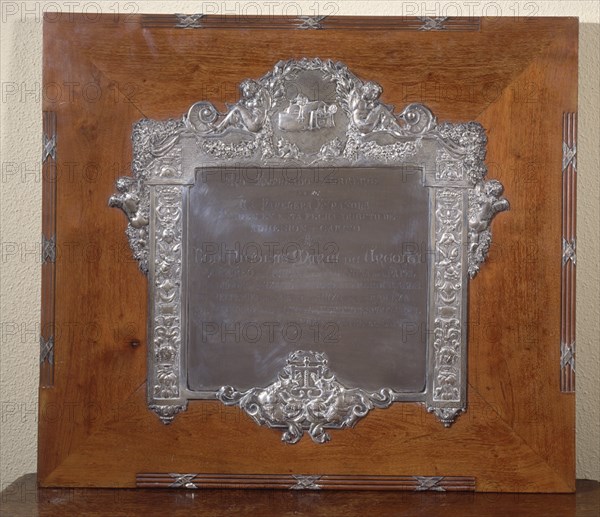 PLACA CONMEMORATIVA DE LOS EMPLEADOS DE PAPELERA ESPAÑOLA AL INDUSTRIAL NICOLAS URGOITI- 1925
MADRID, COLECCION URGOITI
MADRID

This image is not downloadable. Contact us for the high res.