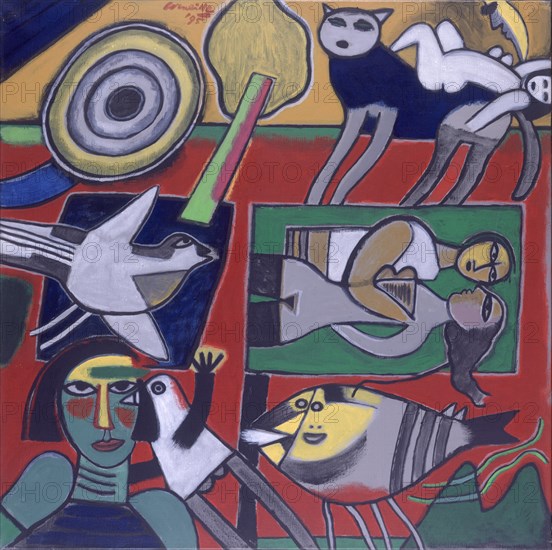 CORNEILLE
PINTURA - 1995- GRUPO COBRA-
MADRID, COLECCION PARTICULAR
MADRID