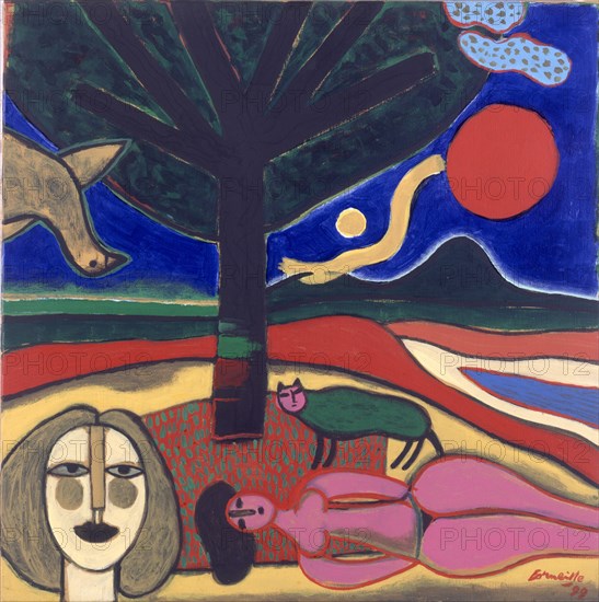 CORNEILLE
PINTURA - 1999-GRUPO COBRA
MADRID, COLECCION PARTICULAR
MADRID