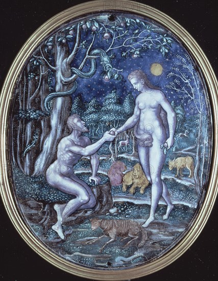 PLACA DE LIMOGES REPRESENTANDO A ADAN Y EVA - 1570
LONDRES, MUSEO VICTORIA ALBERTO
INGLATERRA
This image is not downloadable. Contact us for the high res.