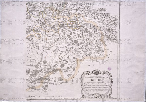 LOPEZ TOMAS 1730/1802
MAPA GEOGRAFICO DE UNA PARTE DE LA PROVINCIA DE BURGOS - 1784 - (PARTE PRIMERA)
MADRID, BIBLIOTECA NACIONAL MAPAS
MADRID

This image is not downloadable. Contact us for the high res.