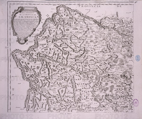 LOPEZ TOMAS 1730/1802
MAPA GEOGRAFICO DE LA PROVINCIA DE SALAMANCA - 1783 - (1ª PARTE)
MADRID, BIBLIOTECA NACIONAL MAPAS
MADRID
This image is not downloadable. Contact us for the high res.