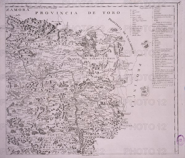 LOPEZ TOMAS 1730/1802
MAPA GEOGRAFICO DE LA PROVINCIA DE SALAMANCA - 1783 - (2ª PARTE)
MADRID, BIBLIOTECA NACIONAL MAPAS
MADRID