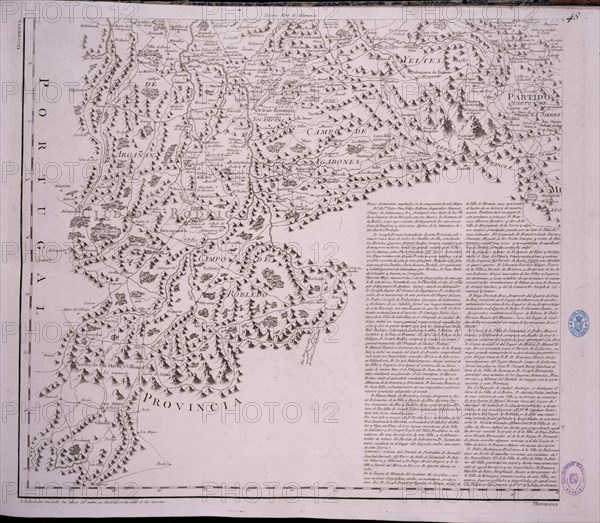 LOPEZ TOMAS 1730/1802
MAPA GEOGRAFICO DE LA PROVINCIA DE SALAMANCA - 1783 - (3ª PARTE)
MADRID, BIBLIOTECA NACIONAL MAPAS
MADRID