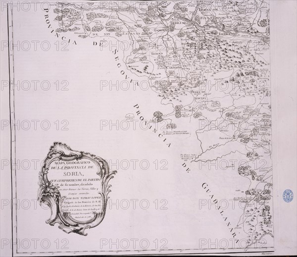 LOPEZ TOMAS 1730/1802
MAPA DE LA PROVINCIA DE SORIA - 1783 - (PARTE PRIMERA)
MADRID, BIBLIOTECA NACIONAL MAPAS
MADRID
This image is not downloadable. Contact us for the high res.