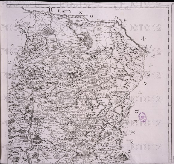 LOPEZ TOMAS 1730/1802
MAPA DE LA PROVINCIA DE SORIA - 1783 - (PARTE TERCERA)
MADRID, BIBLIOTECA NACIONAL MAPAS
MADRID