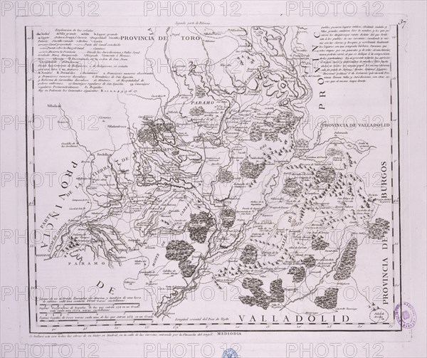 LOPEZ TOMAS 1730/1802
MAPA DE LA PROVINCIA DE PALENCIA - 1782 - (PARTE SEGUNDA)
MADRID, BIBLIOTECA NACIONAL MAPAS
MADRID