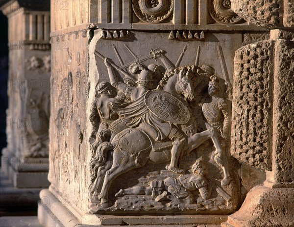 OREA JUAN DE
FACHADA OCCIDENTAL - PEDESTAL - RELIEVES EXALTANDO LA FIGURA DE CARLOS V - BATALLA DE PAVIA - S XVI
GRANADA, PALACIO CARLOS V
GRANADA
This image is not downloadable. Contact us for the high res.