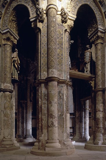 INTERIOR DE LA IGLESIA - S XII MODIFICADA EN EL S XVI - ROTONDA DE LOS TEMPLARIOS
TOMAR, CONVENTO DEL SANTO CRISTO
PORTUGAL