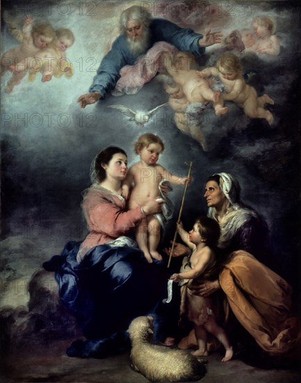 Murillo, La vierge de Séville ou La Sainte Famille