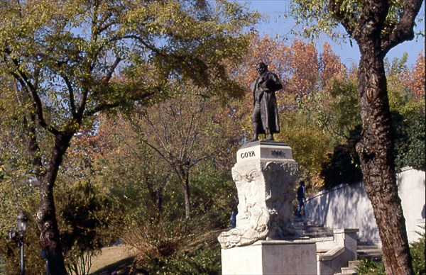 Benlliure, statue de Francisco de Goya