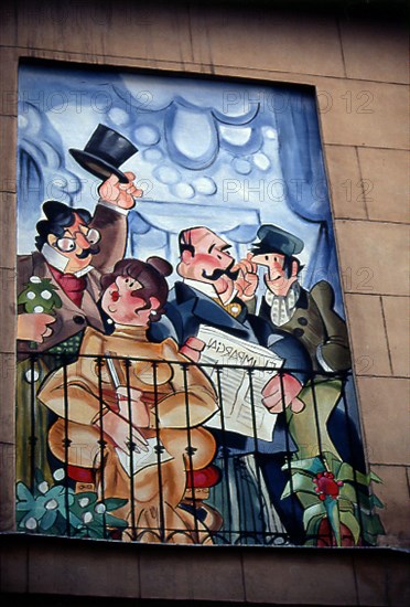 MINGOTE ANTONIO 1919
PINTURA MURAL EN LA CALLE DE LA SAL - S XX
MADRID, EXTERIOR
MADRID