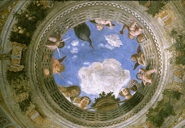 Mantegna, Plafond peint