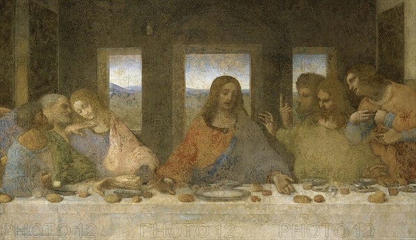 Da Vinci, The Last Supper (detail)