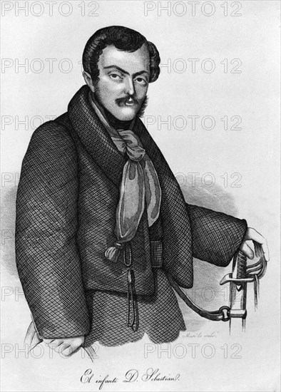 RETRATO DEL INFANTE DON SEBASTIAN -1811/1885 - GRABADO S XIX
MADRID, MUSEO MUNICIPAL
MADRID