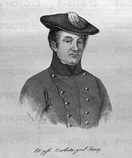 EL JEFE CARLISTA GENERAL GOMEZ - GRABADO S XIX
MADRID, MUSEO ROMANTICO
MADRID