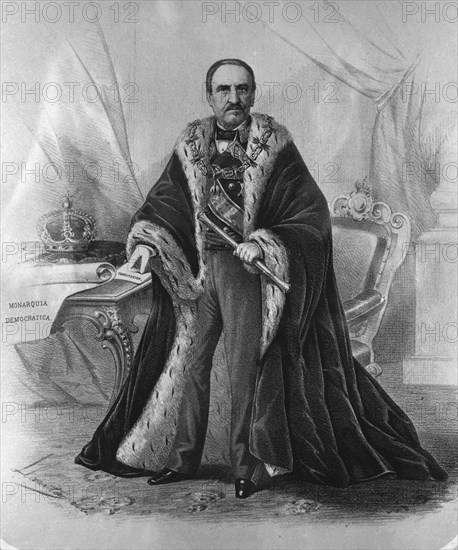 BALDOMERO ESPARTERO DUQUE DE LA VICTORIA Y DE MORELLA ACTUAL REGENTE DEL REINO- S XIX
MADRID, MUSEO ROMANTICO
MADRID