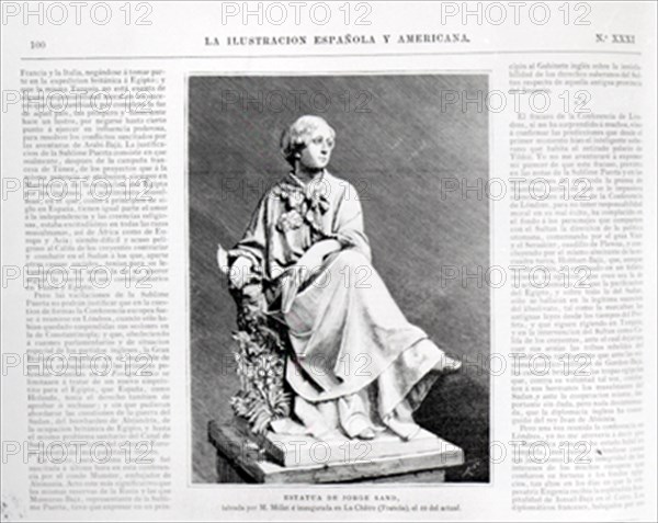 AURORA DUPIN (GEORGE SAND) - 1804/1876
MADRID, BIBLIOTECA NACIONAL GRABADO
MADRID
This image is not downloadable. Contact us for the high res.