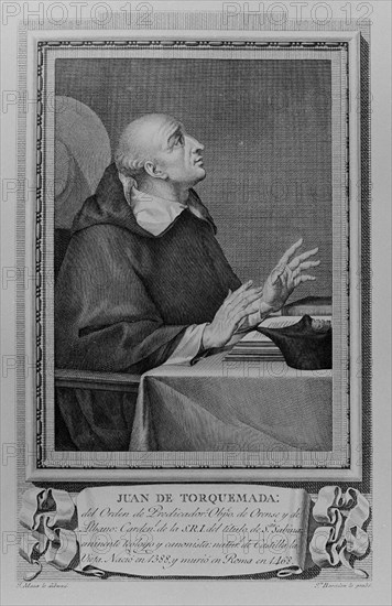MAEA J
JUAN DE TORQUEMADA - IL DE RETRATOS DE LOS ESPAÑOLES ILUSTRES CON UN EPITOME DE SUS VIDAS -1791
MADRID, BIBLIOTECA NACIONAL GRABADO
MADRID