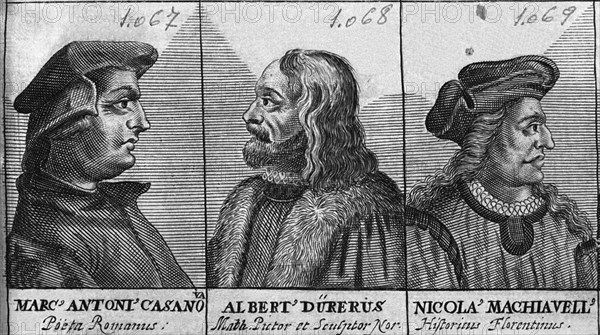 CASANOVA - DURERO(1471/1528) - MAQUIAVELO(1469/1520) - ARTISTAS DEL S XVI
MADRID, BIBLIOTECA NACIONAL
MADRID