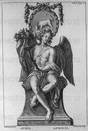 GRABADO DE LA ALEGORIA DEL MES DE ABRIL
MADRID, BIBLIOTECA NACIONAL
MADRID
This image is not downloadable. Contact us for the high res.