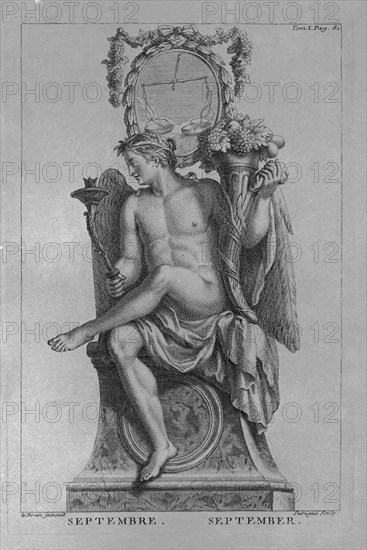 GRABADO DE LA ALEGORIA DEL MES DE SEPTIEMBRE
MADRID, BIBLIOTECA NACIONAL
MADRID
This image is not downloadable. Contact us for the high res.