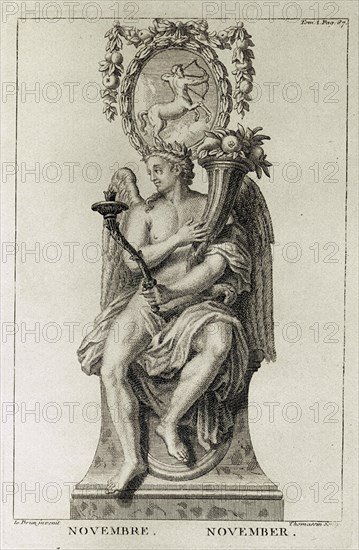 GRABADO DE LA ALEGORIA DEL MES DE NOVIEMBRE
MADRID, BIBLIOTECA NACIONAL
MADRID
This image is not downloadable. Contact us for the high res.
