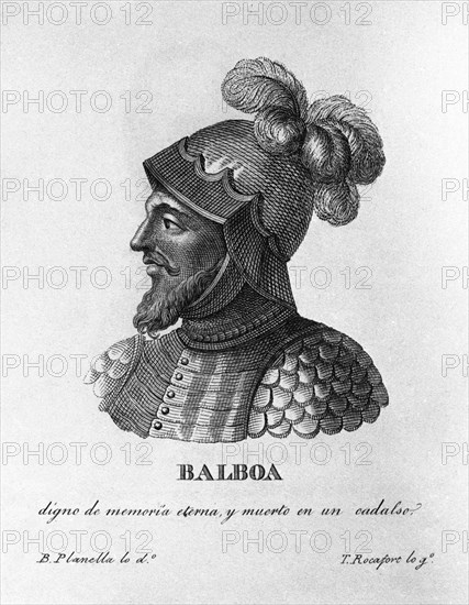 ROCAFONT TOMAS
VASCO NUÑEZ DE BALBOA - 1475/1519
MADRID, BIBLIOTECA NACIONAL
MADRID