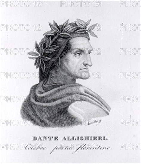 AMILLS J
DANTE ALIGHIERI - 1265/1321 - POETA ITALIANO
MADRID, BIBLIOTECA NACIONAL GRABADO
MADRID