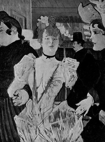 TOULOUSE LAUTREC 1864/1901
LA GOULUE EN EL MOLIN ROUGE - 1892 - FOTOGRAFIA EN BLANCO Y NEGRO
MADRID, BIBLIOTECA NACIONAL
MADRID