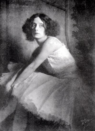 ANNA PAVLOVA - 1882/1931 - BAILARINA RUSA
MADRID, BIBLIOTECA NACIONAL GRABADO
MADRID