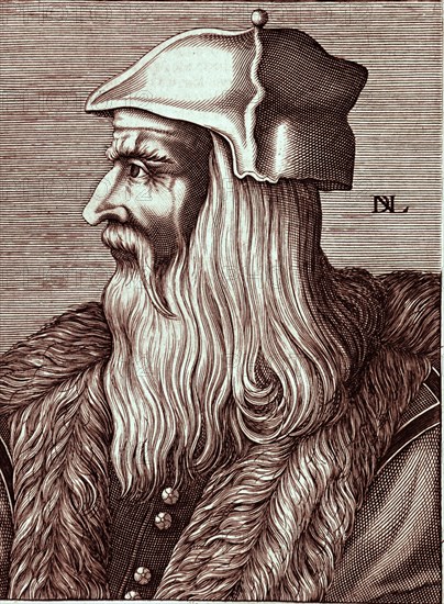 RETRATO DE LEONARDO DA VINCI (1452/1519) - PINTOR DEL RENACIMIENTO ITALIANO
MADRID, COLECCION PARTICULAR
MADRID