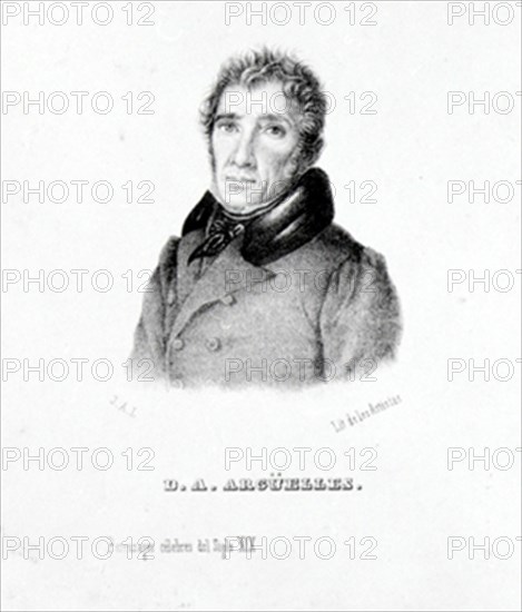 AGUSTIN ARGÜELLES (1776/1844) - POLITICO ESPAÑOL UNO DE LOS REDACTORES DE LA CONSTITUCION DE CADIZ
MADRID, COLECCION PARTICULAR
MADRID