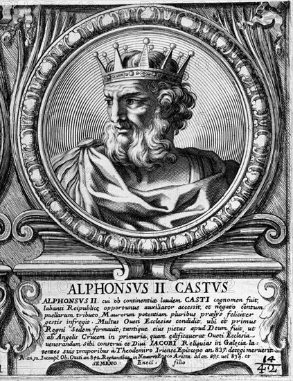 ALFONSO II EL CASTO (759/842) - REY DE ASTURIAS
MADRID, COLECCION PARTICULAR
MADRID
This image is not downloadable. Contact us for the high res.