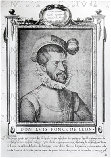 PACHECO FRANCISCO 1564/1644
LUIS PONCE DE LEON (1527-1591) - LIBRO DE RETRATOS DE ILUSTRES Y MEMORABLES VARONES - 1599
Madrid, musée Lazaro Galdiano