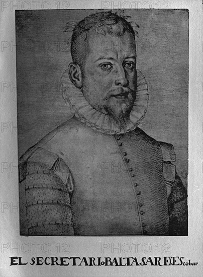 PACHECO FRANCISCO 1564/1644
BALTASAR ESCOBAR - LIBRO DE RETRATOS DE ILUSTRES Y MEMORABLES VARONES - 1599
Madrid, musée Lazaro Galdiano