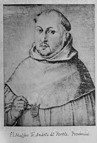 PACHECO FRANCISCO 1564/1644
FRAY ANDRES DE PORTE (1548-1613) - LIBRO DE RETRATOS DE ILUSTRES Y MEMORABLES VARONES - 1599
Madrid, musée Lazaro Galdiano