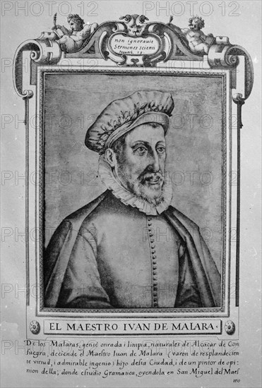 PACHECO FRANCISCO 1564/1644
JUAN DE MAL LARA (1569-1617) - LIBRO DE RETRATOS DE ILUSTRES Y MEMORABLES VARONES - 1599
Madrid, musée Lazaro Galdiano
