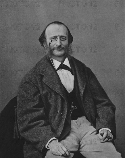 NADAR
JACQUES OFFENBACH (1819-1880) - COMPOSITOR FRANCES AUTOR DE OPERETAS QUE PARODIABAN LA POLITICA
MADRID, INSTITUTO COOPERACION IBEROAME
MADRID