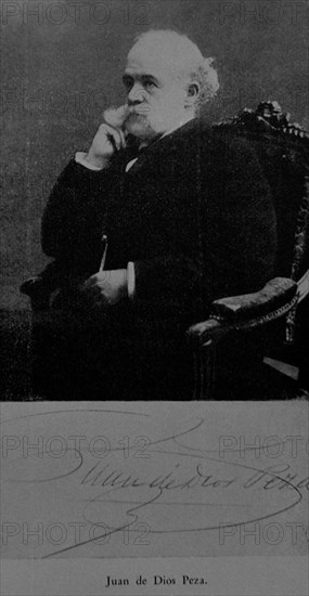 JUAN DE DIOS PEZA - 1852/1910 - POETA Y DRAMATURGO MEXICANO
This image is not downloadable. Contact us for the high res.