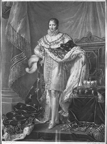 GERARD FRANCOIS 1770/1837
JOSE I BONAPARTE 1768/1844- GRABADO POR PRADIER-1813- A PARTIR DE CUADRO DE GERARD
MADRID, MUSEO MUNICIPAL
MADRID