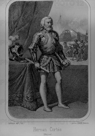 MUGICA C
HERNAN CORTES 1485/1547- CONQUISTADOR ESPAÑOL DE MEXICO-LITOGRAFIA S XIX
MADRID, MUSEO MUNICIPAL
MADRID

This image is not downloadable. Contact us for the high res.