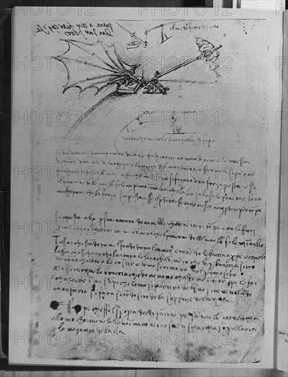 VINCI LEONARDO 1452/1519
MAQUINA VOLADORA
Grabados sin documentar