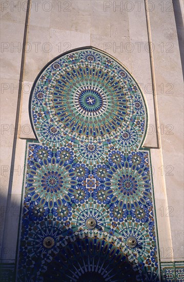 PINSEAU MICHEL
DETALLE DE LA DECORACION DE LA FACHADA SUR O PRINCIPAL - 1986/1993
CASABLANCA, MEZQUITA DE HASSAN II
MARRUECOS